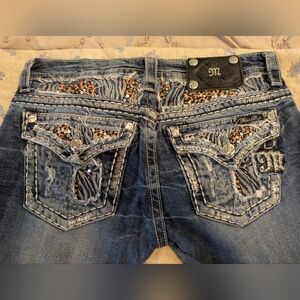 Stylish Blue Embellished Women Jeans